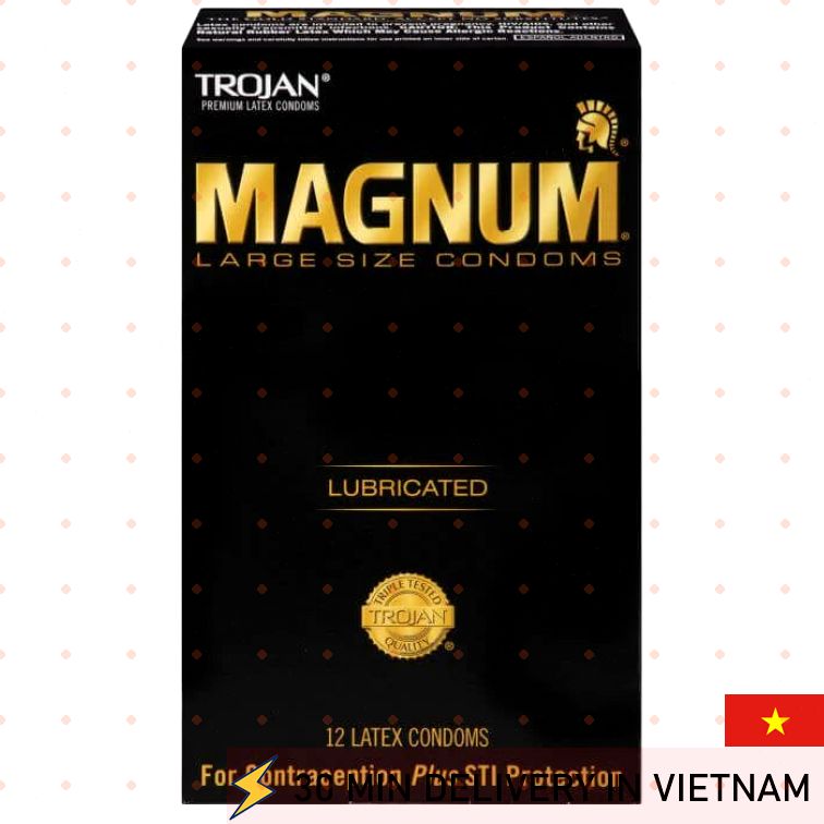 Large Size Condoms Magnum Comfort Fit 12 Pack 