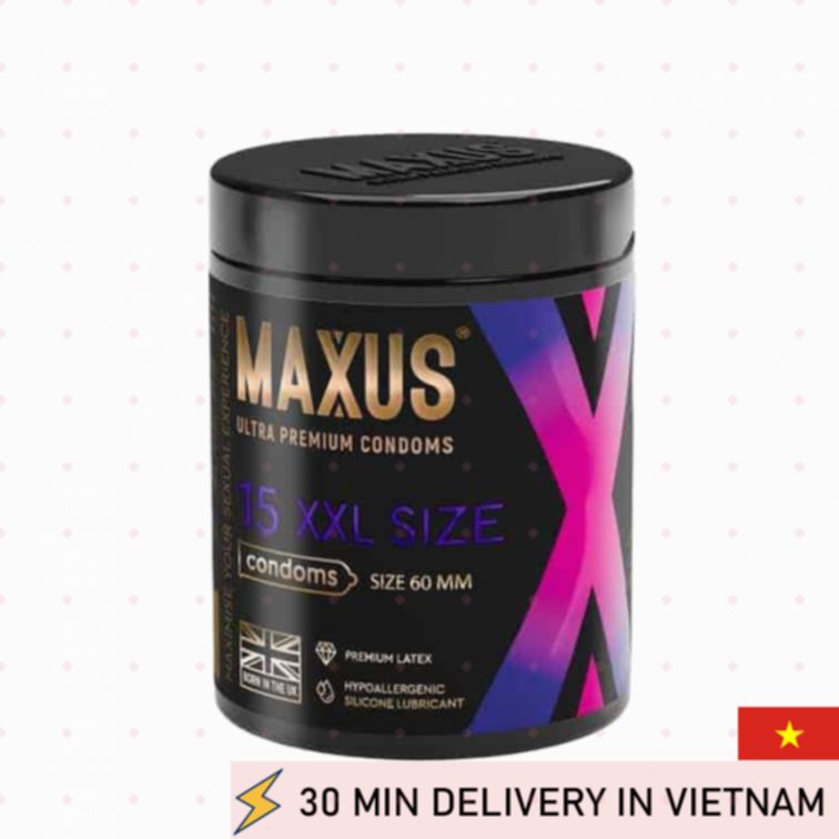 XXL Condoms Large Size Extra Comfort 15 Pack 