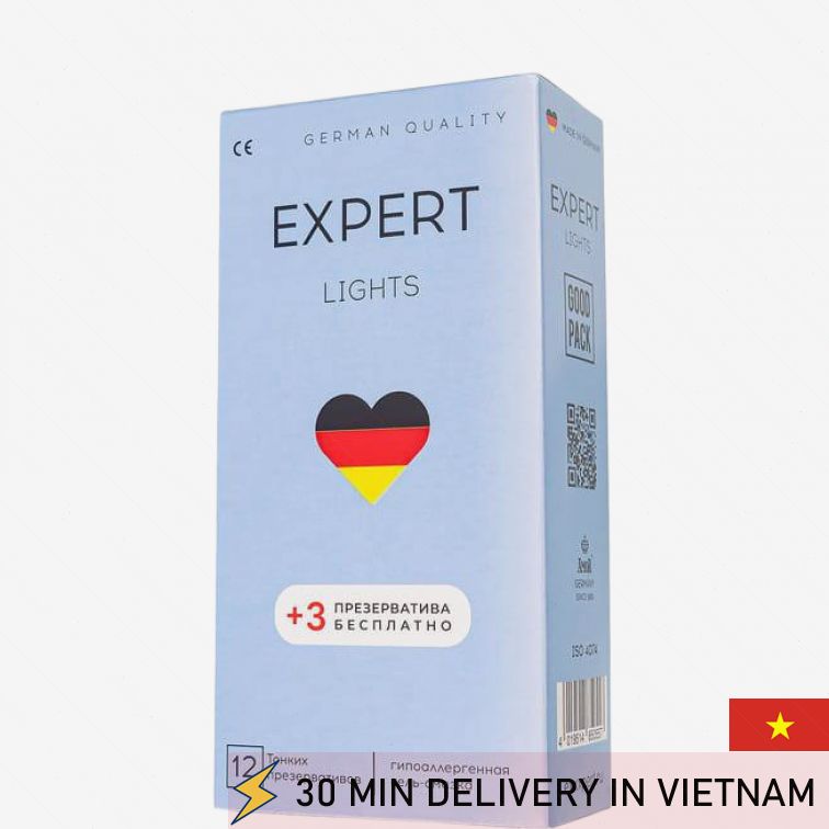 Ultra Thin Condoms Expert Lights Sensitive Feel Pack 