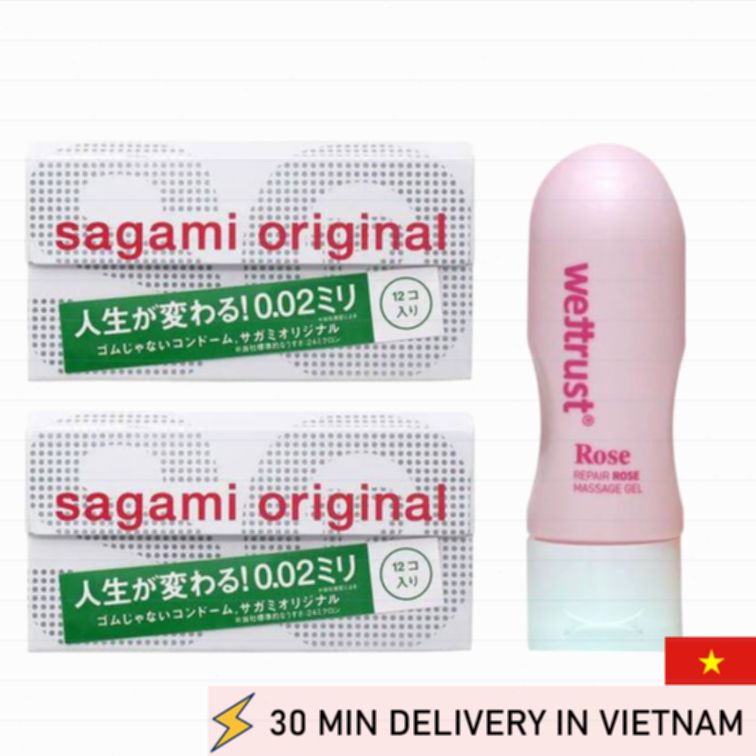 Sagami 0.02 Ultra Thin Condoms 12 Plus Lube Set 