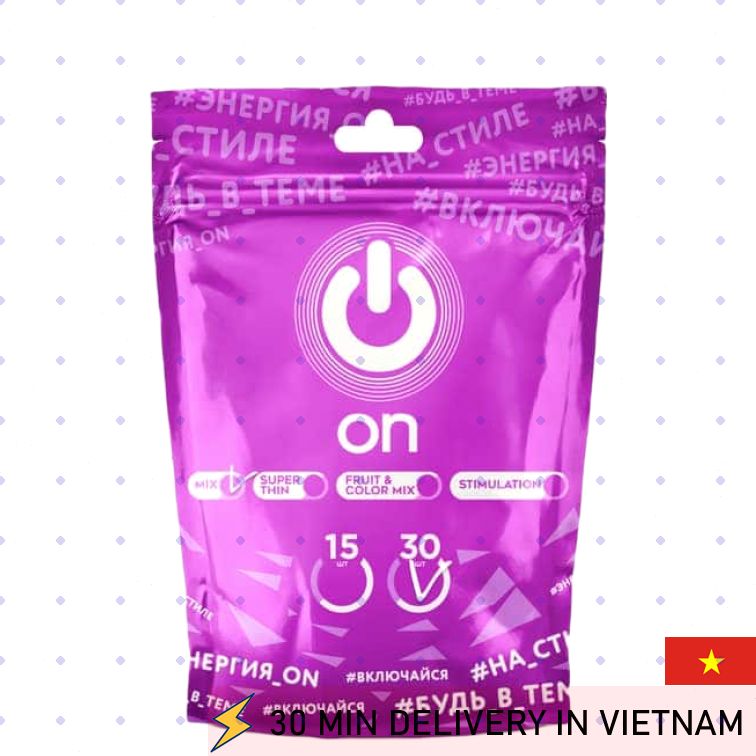 Ultra Thin Condom Mix Pack ON Assorted 30 Count 