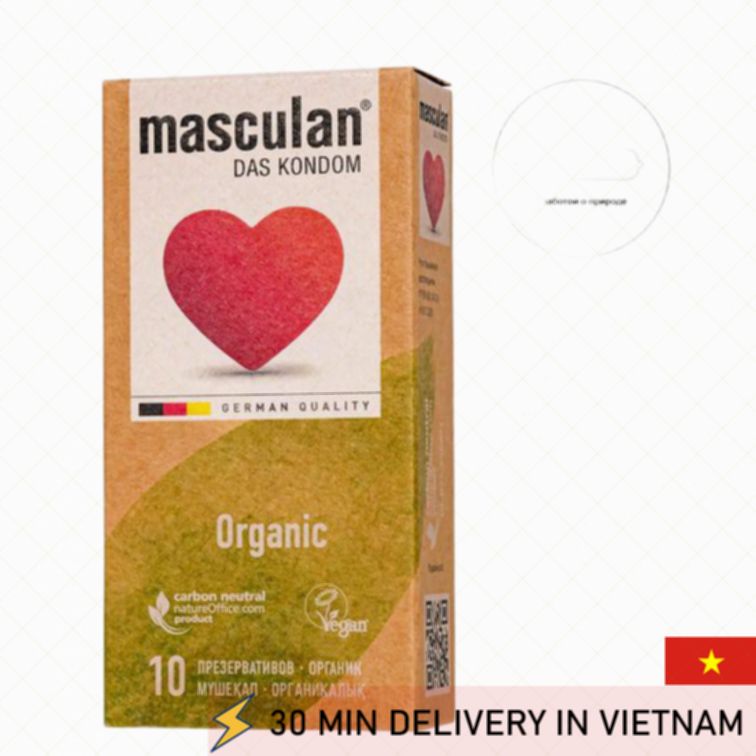 Ultra thin condoms Masculan Organic natural safe 