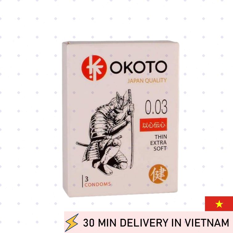 Ultra Thin Condoms Okoto Soft Sensitive 3 Pack 