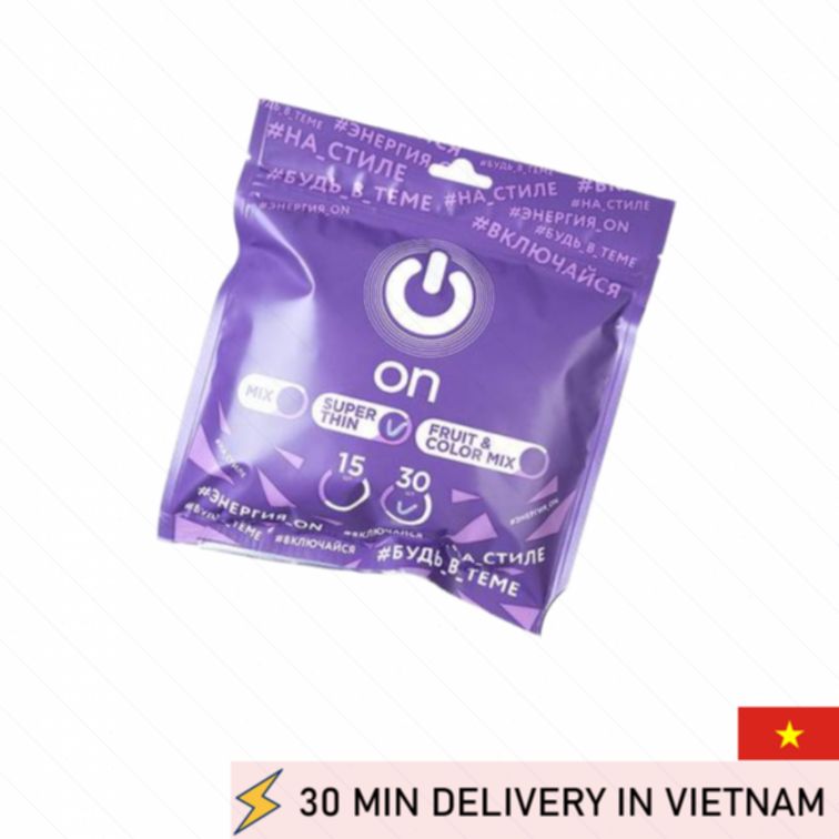 Ultra Thin Condoms Pack 30 Natural Sensitive Feel 