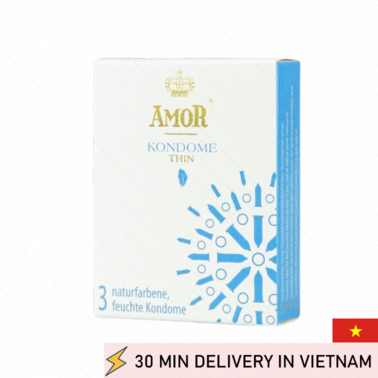 Ultra Thin Condoms 3 Pack Natural Skin Feel 