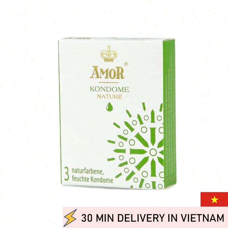 Natural Condoms 3 Pack Safe Smooth Protection 