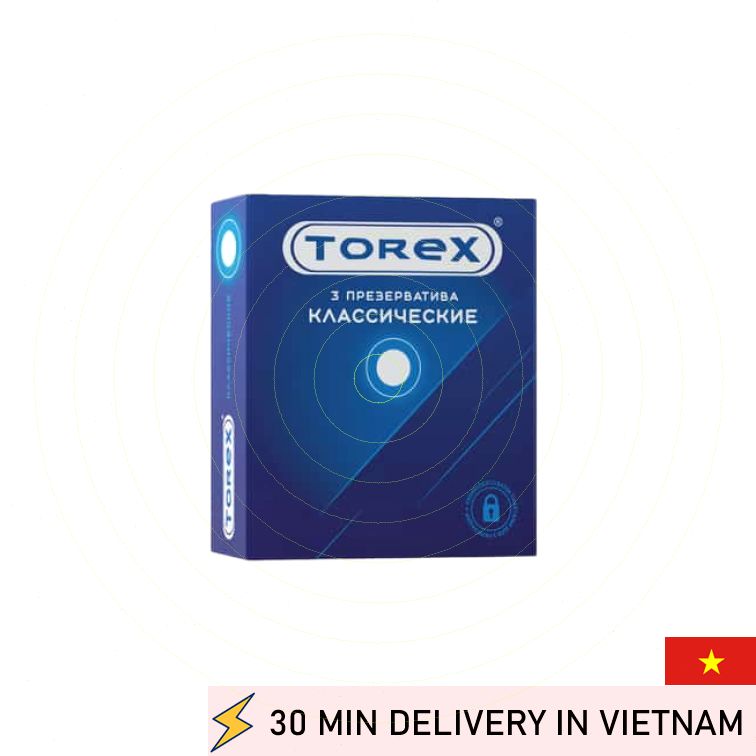 Ultra Thin Condoms Torex 3pcs Safe Protection 