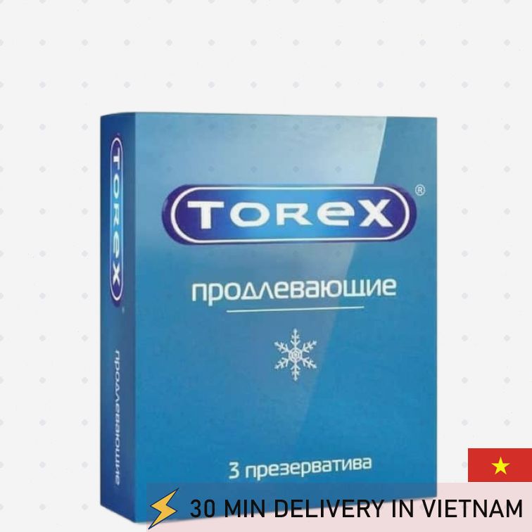 Delay Condoms Torex 3 Pack Long Performance 