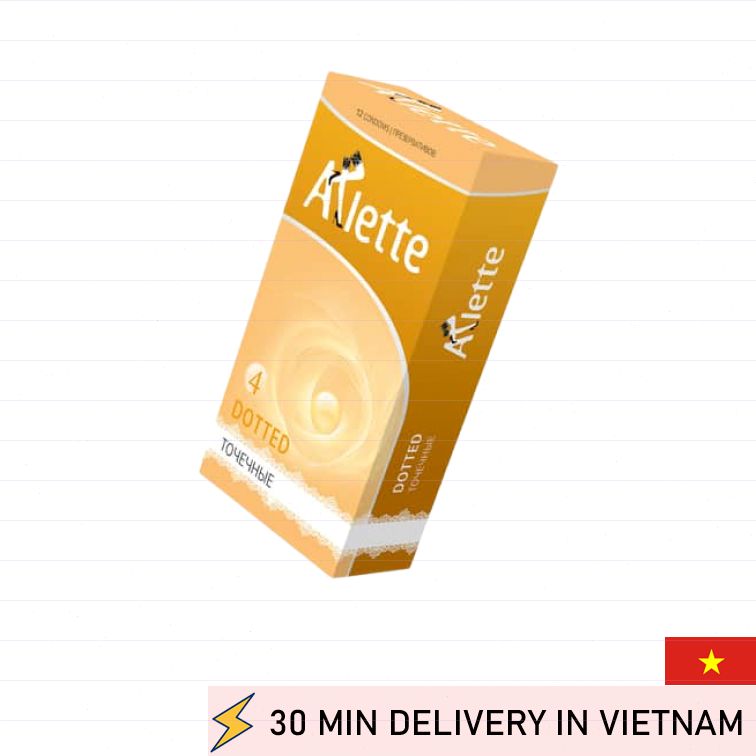 Arlette Dotted Condoms 12 Pack Enhanced Feel 