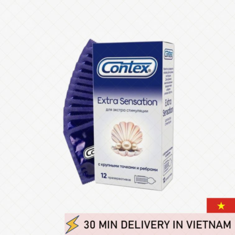 Textured Condom Contex Extra Sensation Pack 