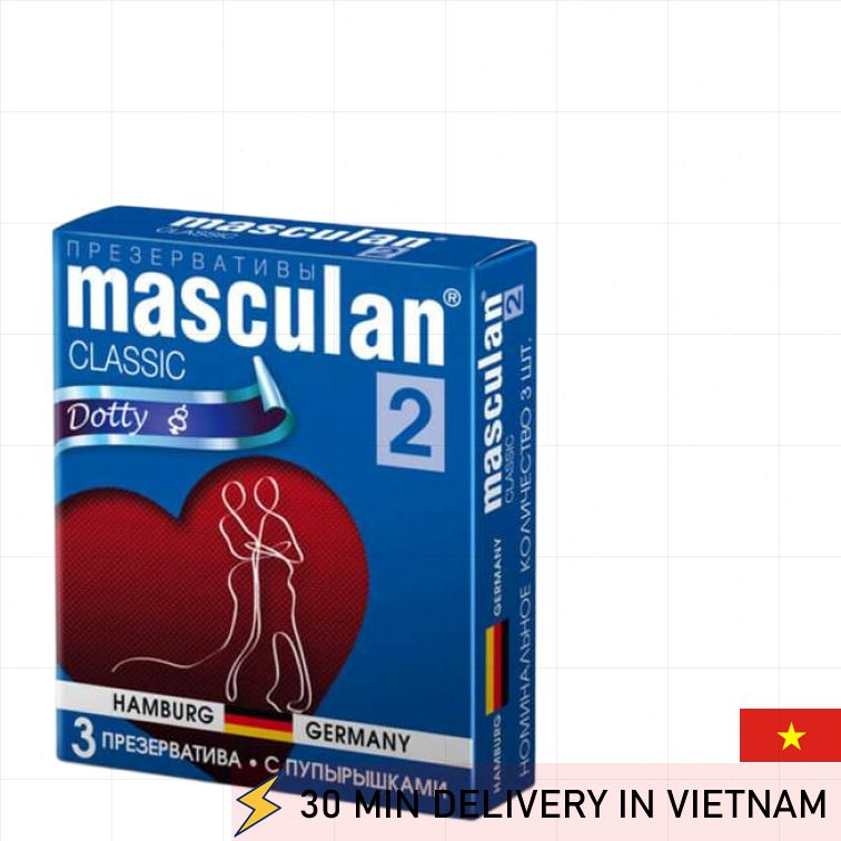Masculan Dotty Condoms Textured Extra Stimulation 