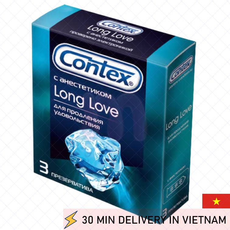 Contex Long Love Delay Condoms Pack 3 