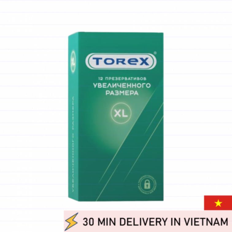 Large Condoms Torex No12 Comfortable Fit Safe 