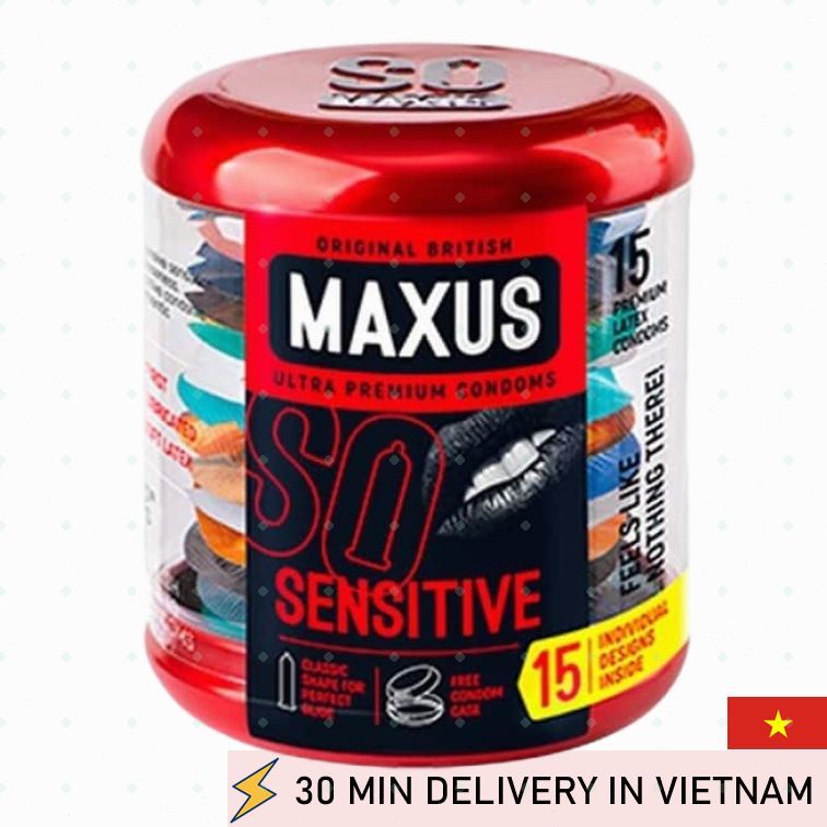 Ultra Thin Condoms Maxus Sensitive 15 Pack 