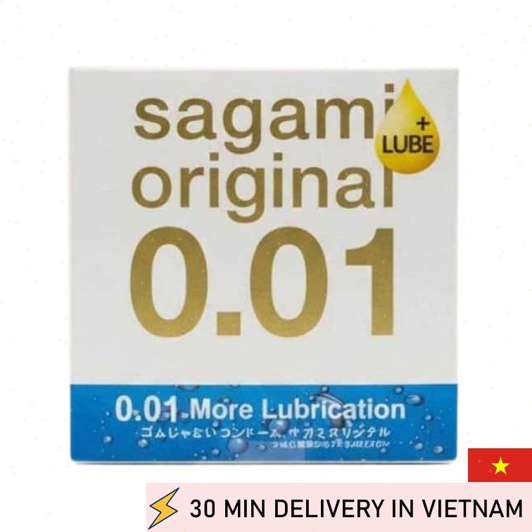 Ultra Thin Condom Sagami 001 Extra Lubricated 
