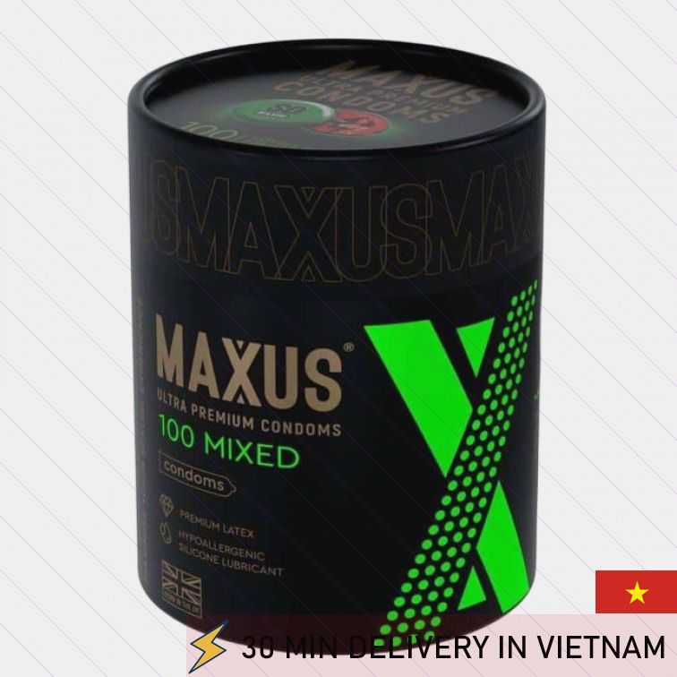 Maxus Mixed Condoms 100 Pack Variety Safe Love 