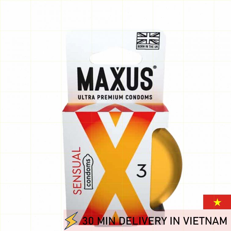 Maxus Sensual Condoms Ultra Thin 3 Pack 