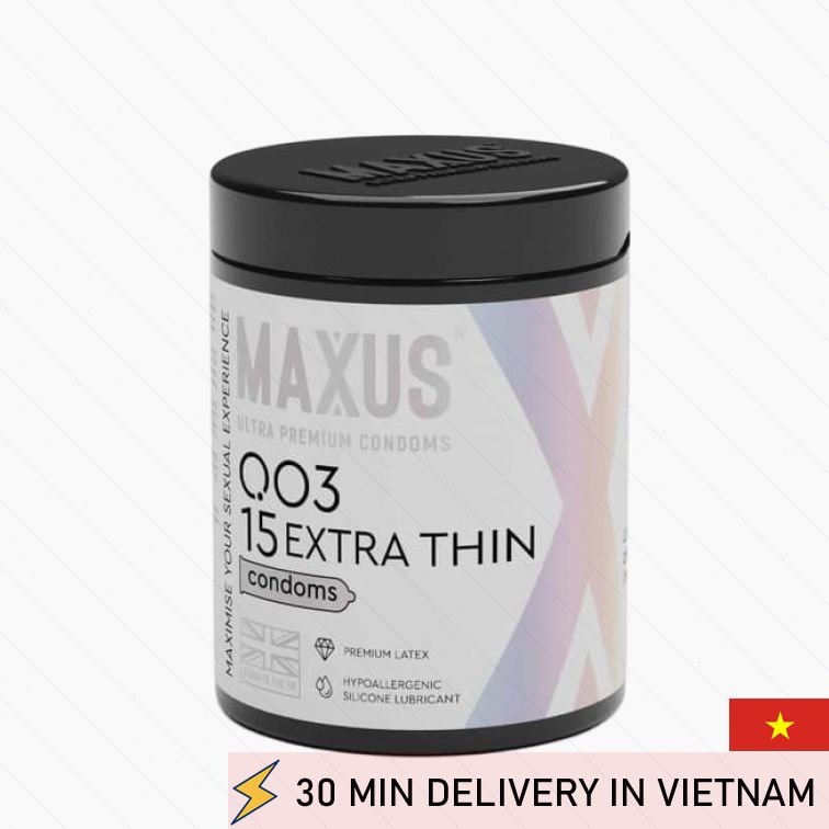 Ultra thin condoms maxus 003 real feel pleasure 