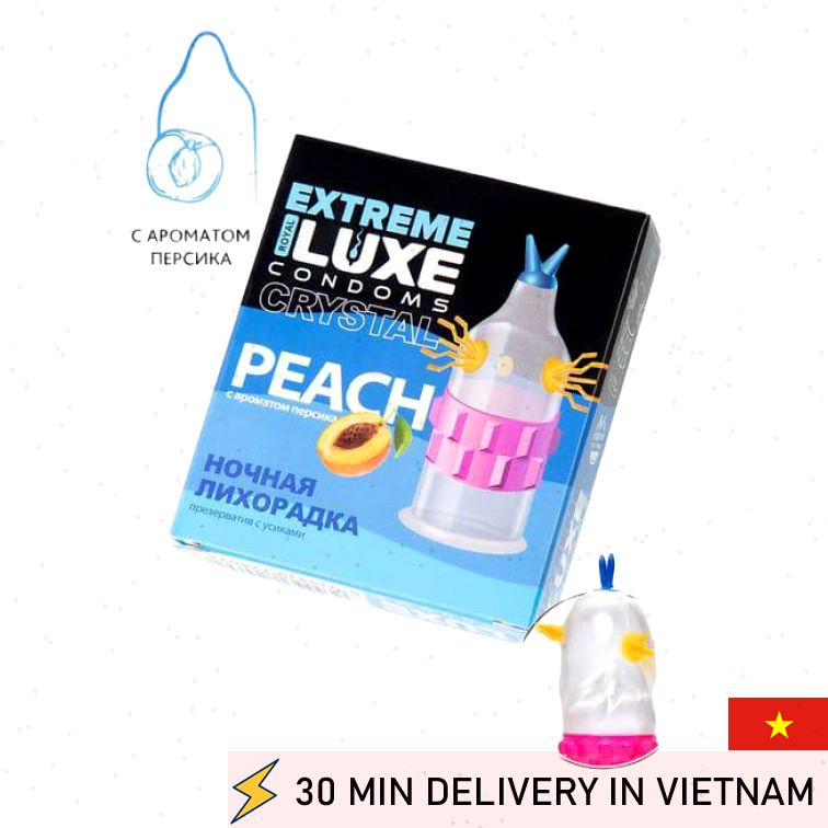 Stimulating Condoms Peach Extra Sensation Boost 