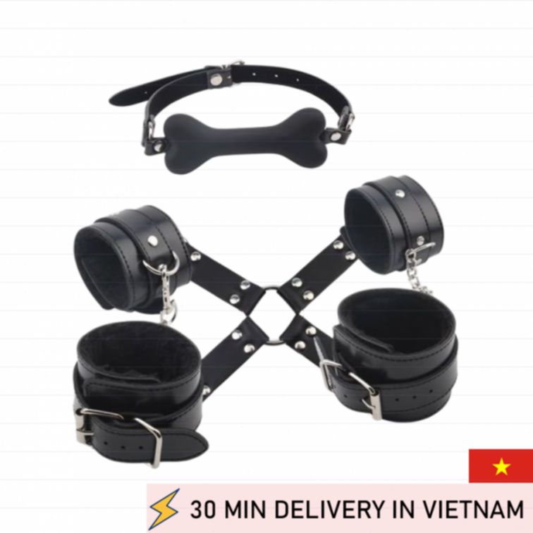 SM Restraint Kit Lovers Bondage Full Control Set 
