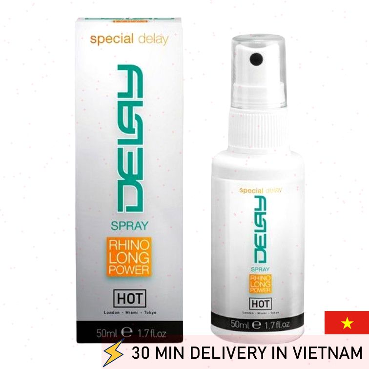 Delay Spray Rhino Hot 50ml Long Last Performance 