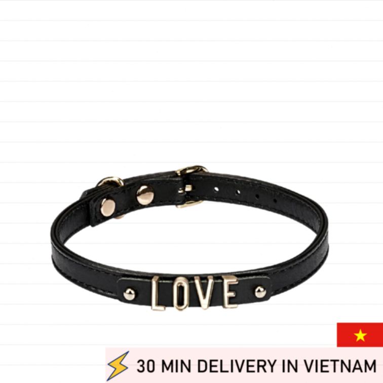 Liebe Seele Black Collar Detachable BDSM Luxury 