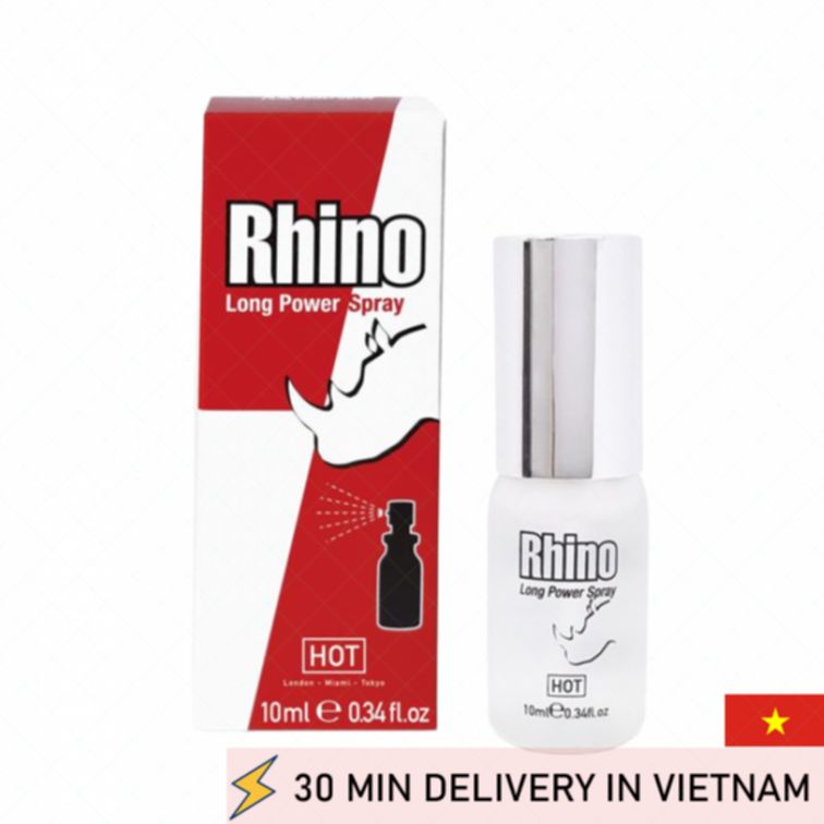 Rhino Delay Spray 10ml Male Performance Booster 