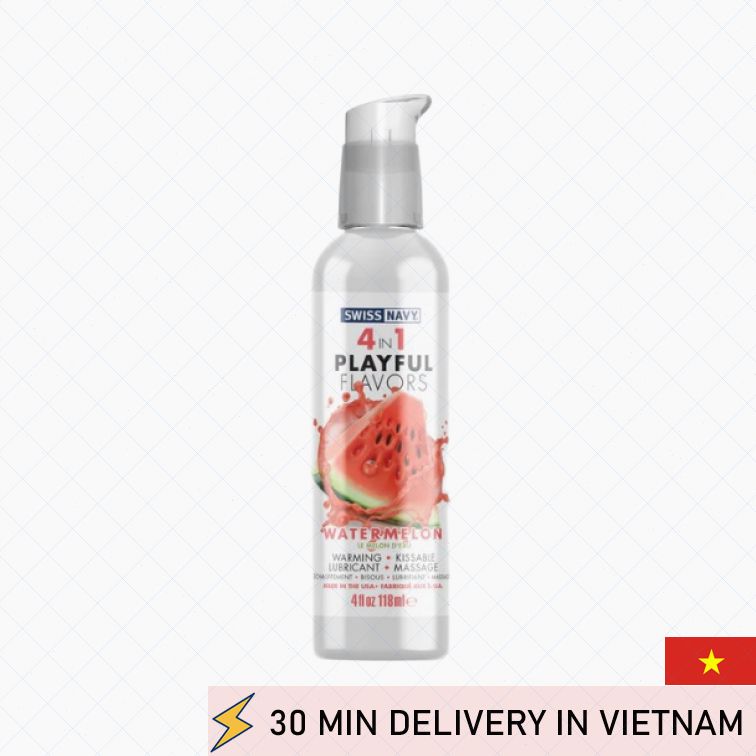 Edible Lubricant Watermelon 4in1 Sweet Smooth Glide 