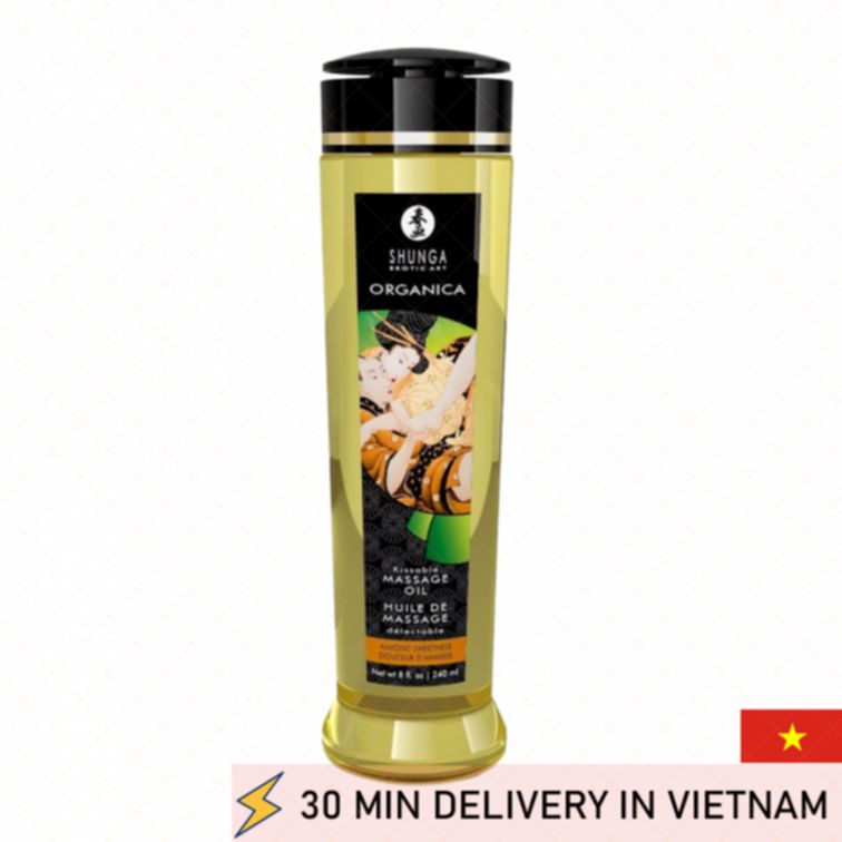 Almond Edible Massage Oil Organic Smooth Sensual 