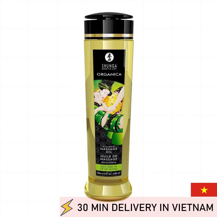 Edible Massage Oil Green Tea Sensual Touch 
