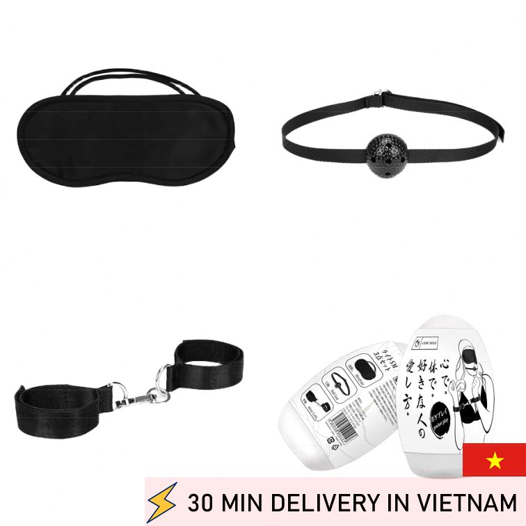 Mini Bondage Kit Black Compact Seduction Set 