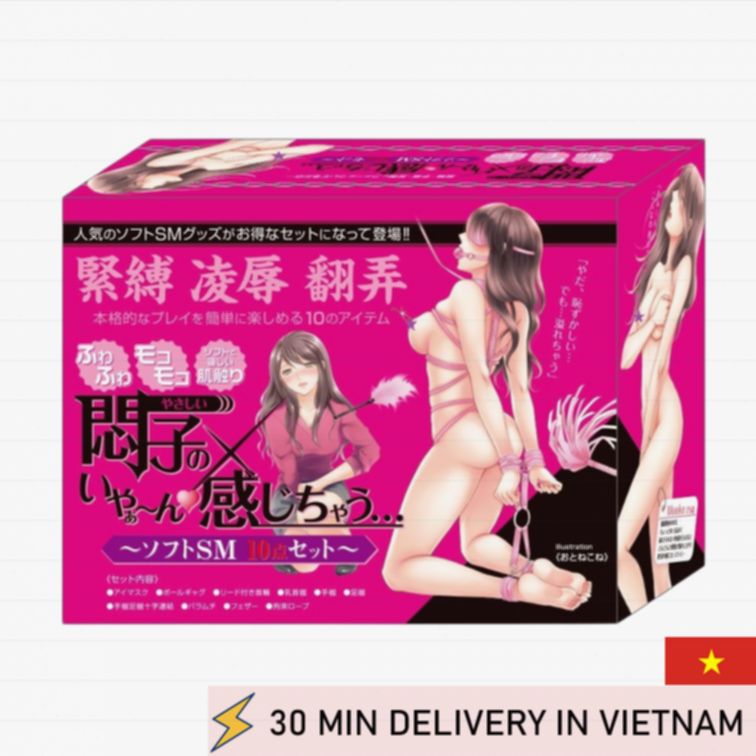 Soft SM Kit 10 Piece Pink Beginner Bondage Set 
