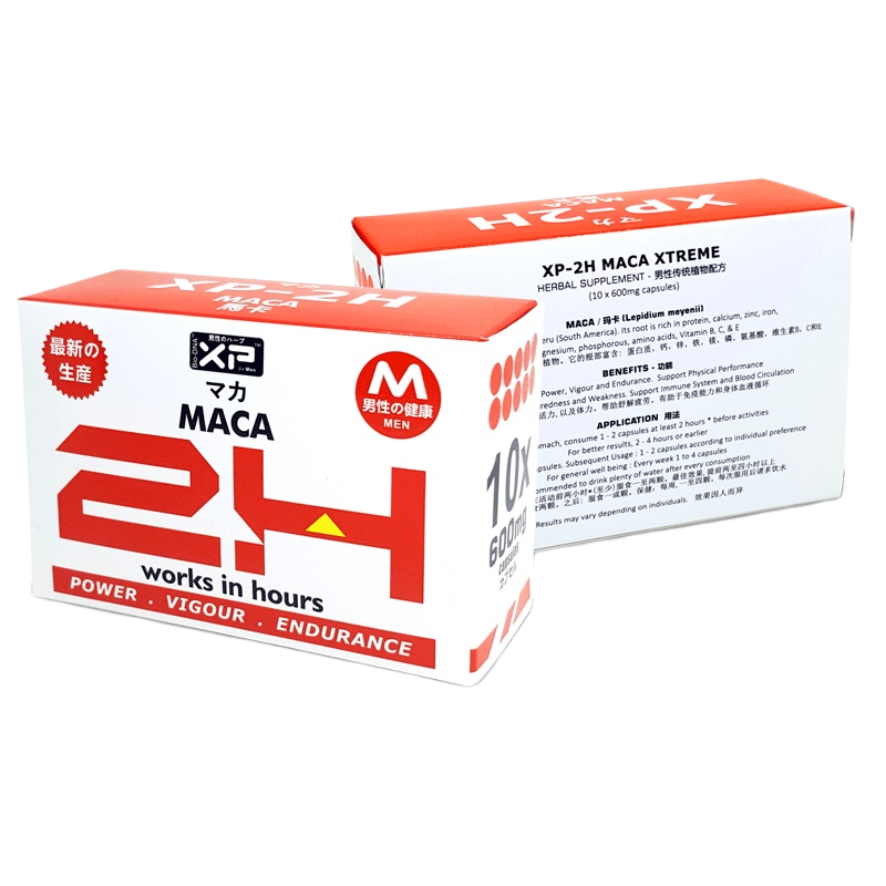 Cung cấp XP Maca 2H 600mg x10 Viên Tăng cường sinh lực mạnh  cao cấp 