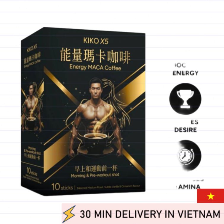 Maca Energy Coffee Boost Stamina 10 Pack 