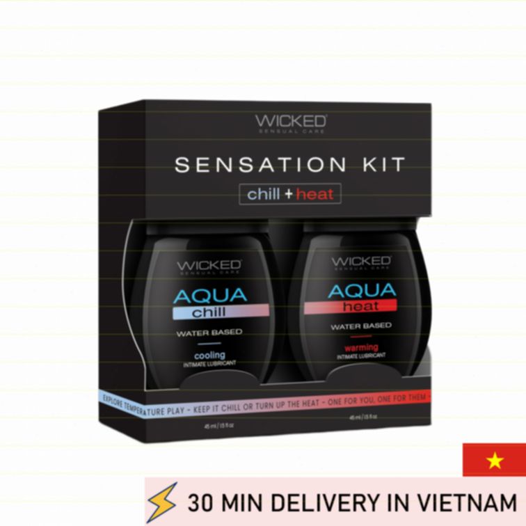 Hot Cold Lube Kit Dual Sensation Play Set 
