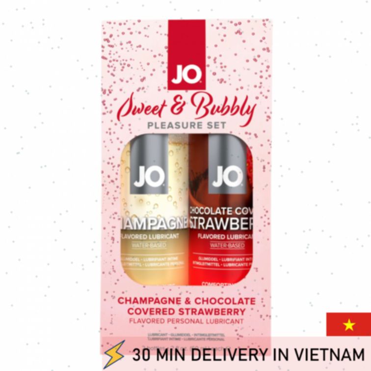 Sweet Pleasure Lube Set Flavored Bubbly 