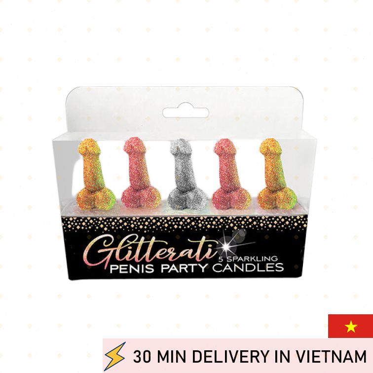 Novelty Party Candles Glitter Fun Naughty Celebration 