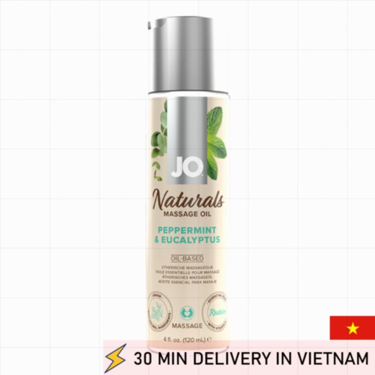 Natural massage oil silky smooth relaxing touch 