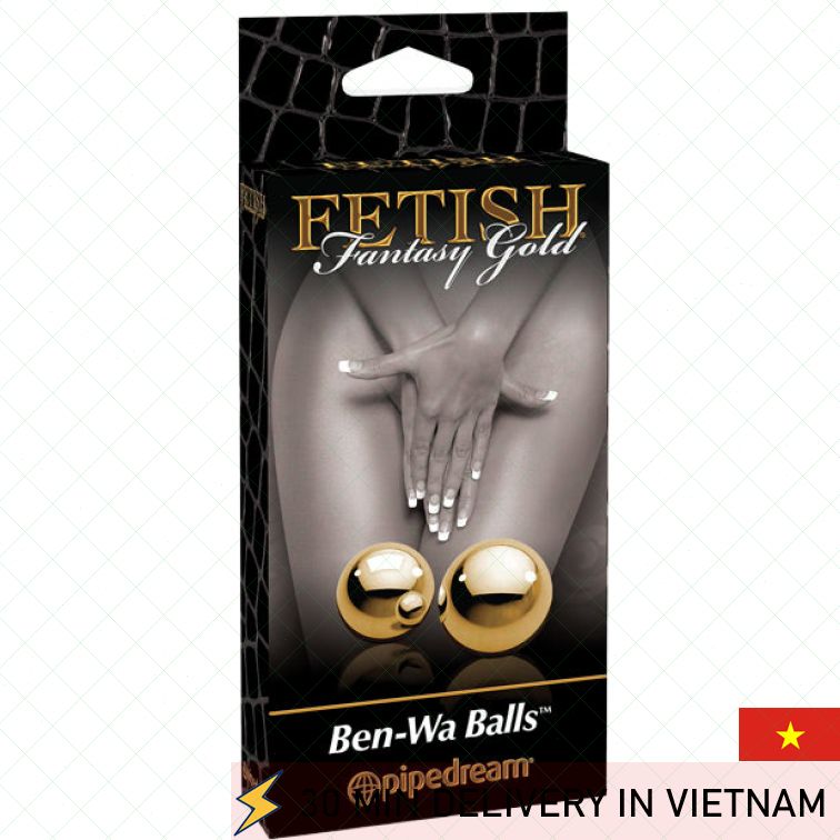 Gold Ben Wa Balls Kegel Pelvic Trainer 