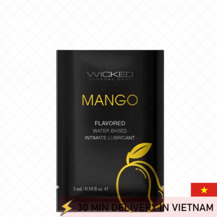 Oral Lubricant mango water based smooth taste 