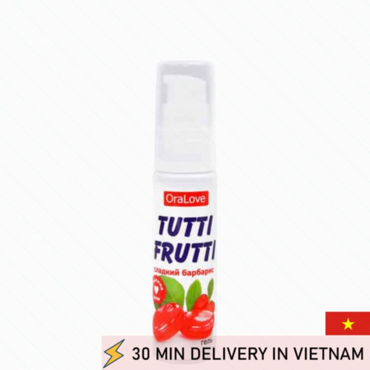 Edible flavored lubricant sweet oral pleasure gel 