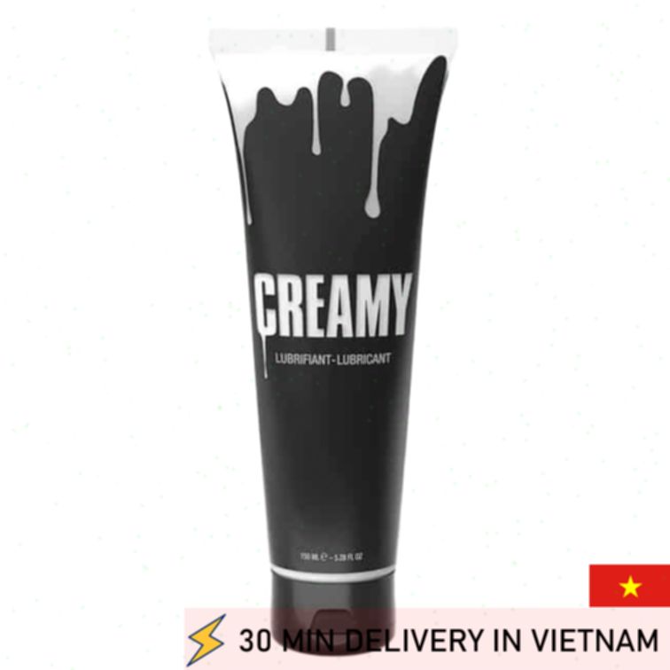 Creamy hybrid lube realistic feel smooth glide 