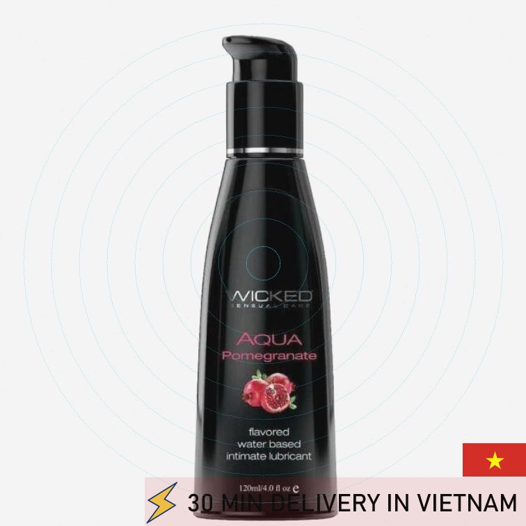 Water Based Oral Lube Pomegranate Smooth Pleasure 