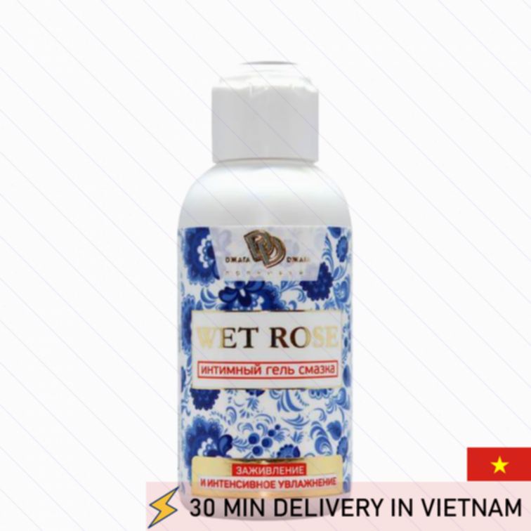 DjaGa Wet Rose Lubricant 100ml Smooth Gentle Care 