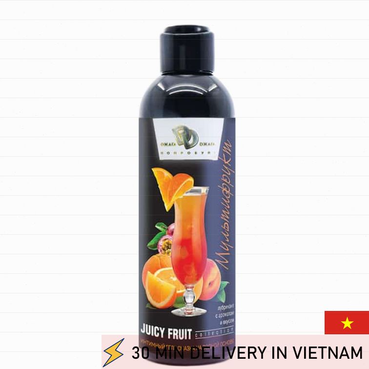 Flavored lube fruit sweet taste smooth pleasure 