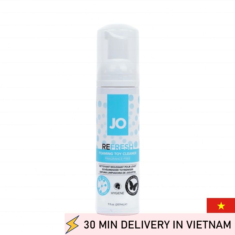 JO Refresh Toy Cleaner Foam Safe Hygiene 207ml 