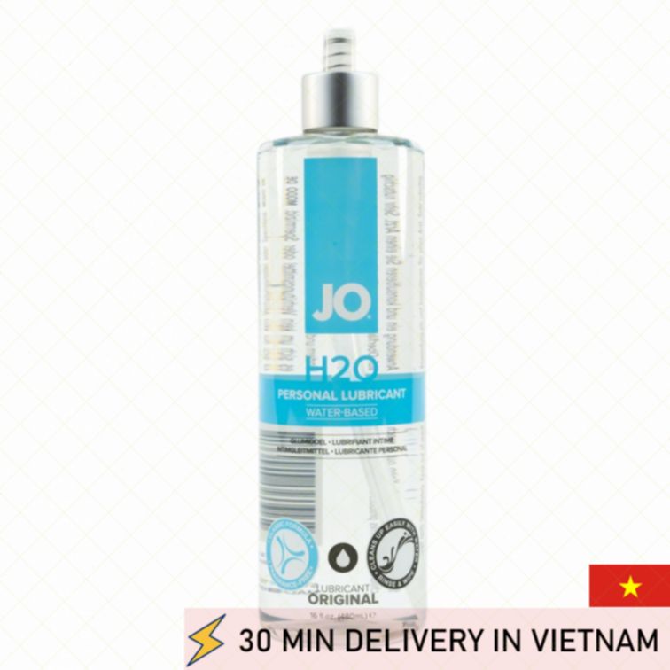 Water Based Lube Pump 480ml Smooth Long Lasting Glide 