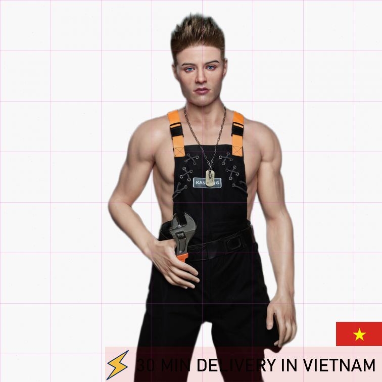 Muscular Male Doll 176cm Soft Silicone Real Feel 