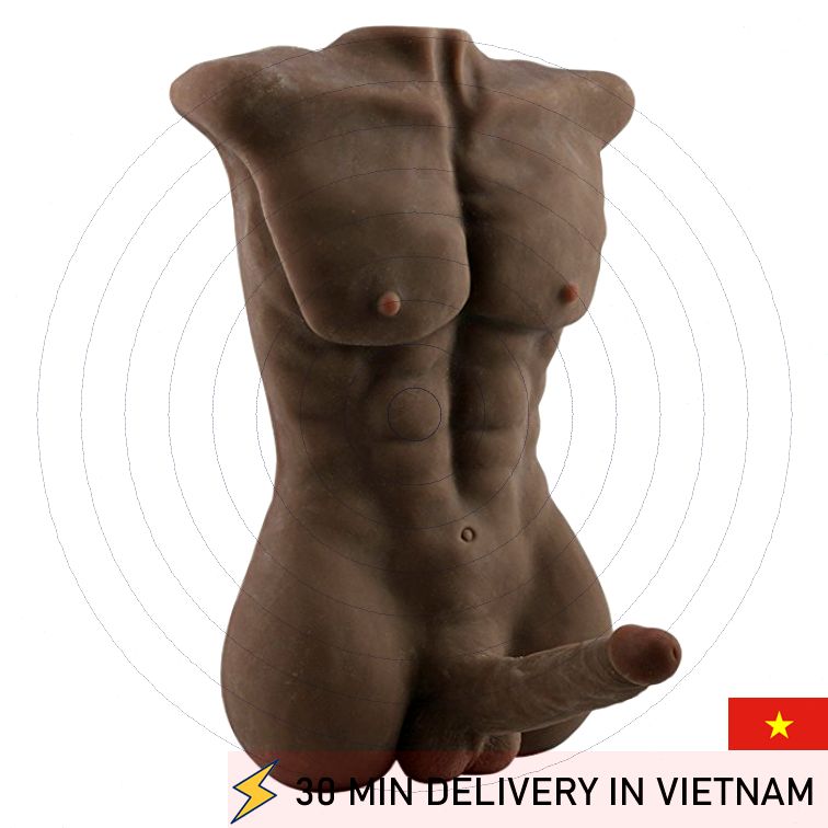 Male Torso Doll Brown 7KG Realistic Dual Use 