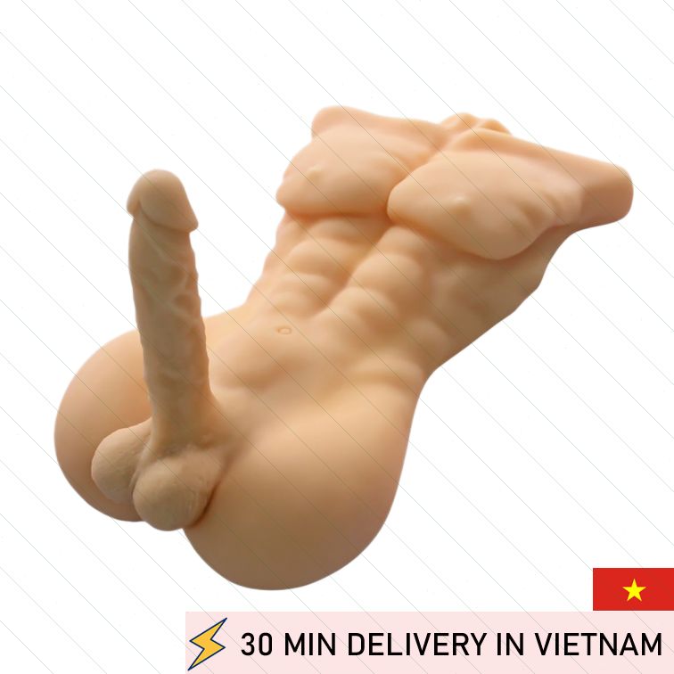 Torso Doll With Penis 7kg Realistic White 